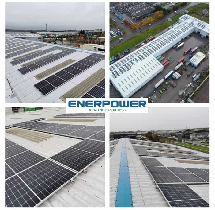 Roof top solar panel array