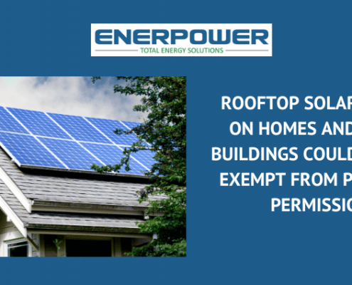 Rooftop Solar Panels could be exempt from planning permission applications